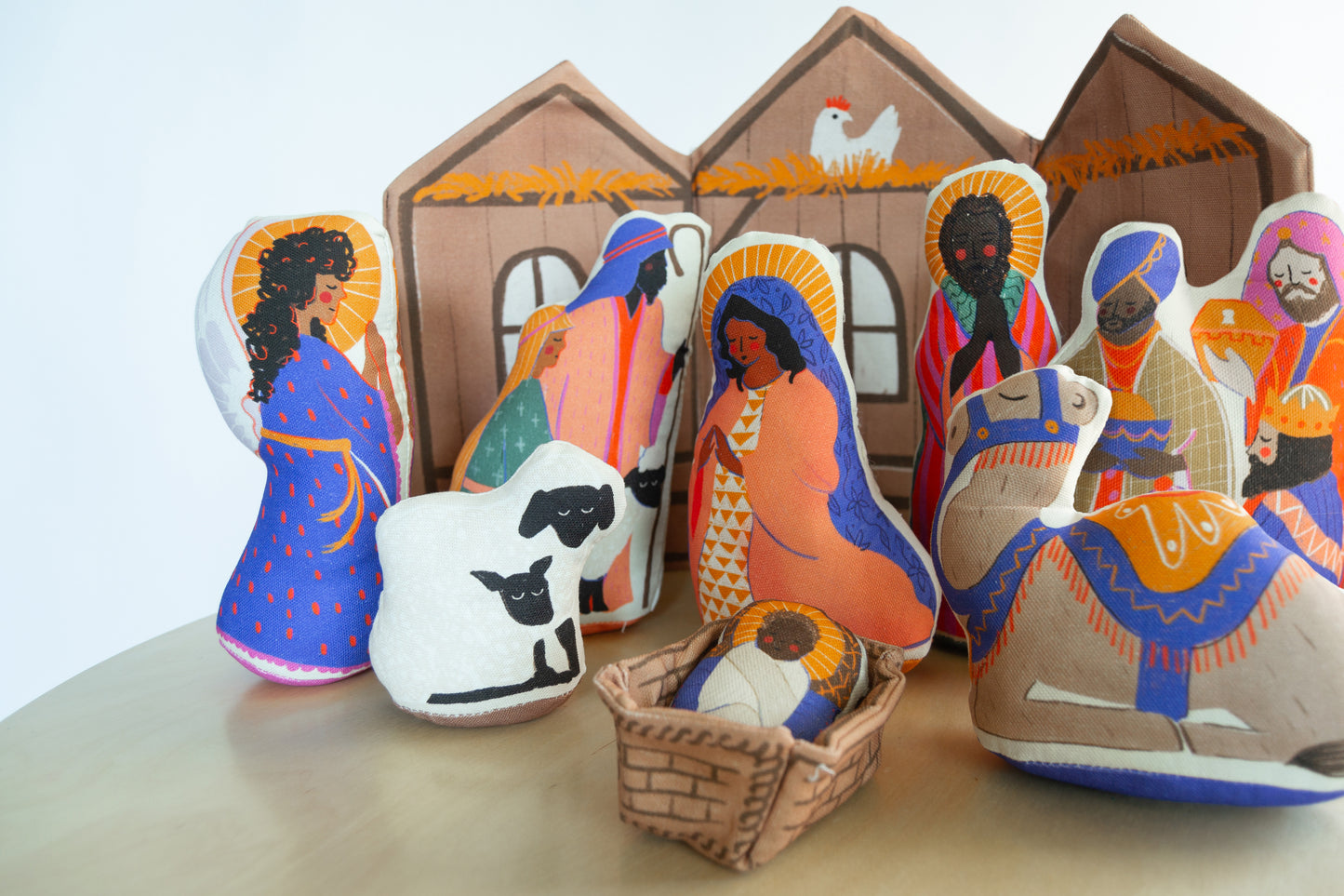 Plush Nativity (Tan/Brown)