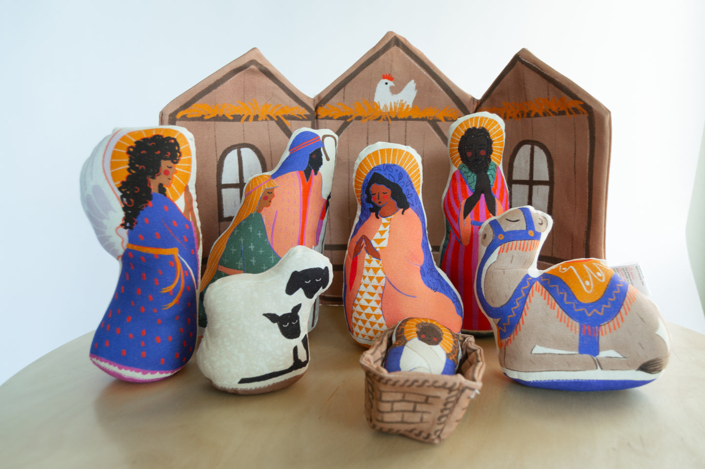 Plush Nativity (Tan/Brown)